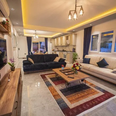 Apartment Sefam-kalkan'da 2+1 Jakuzili Balayi Villasi Kas